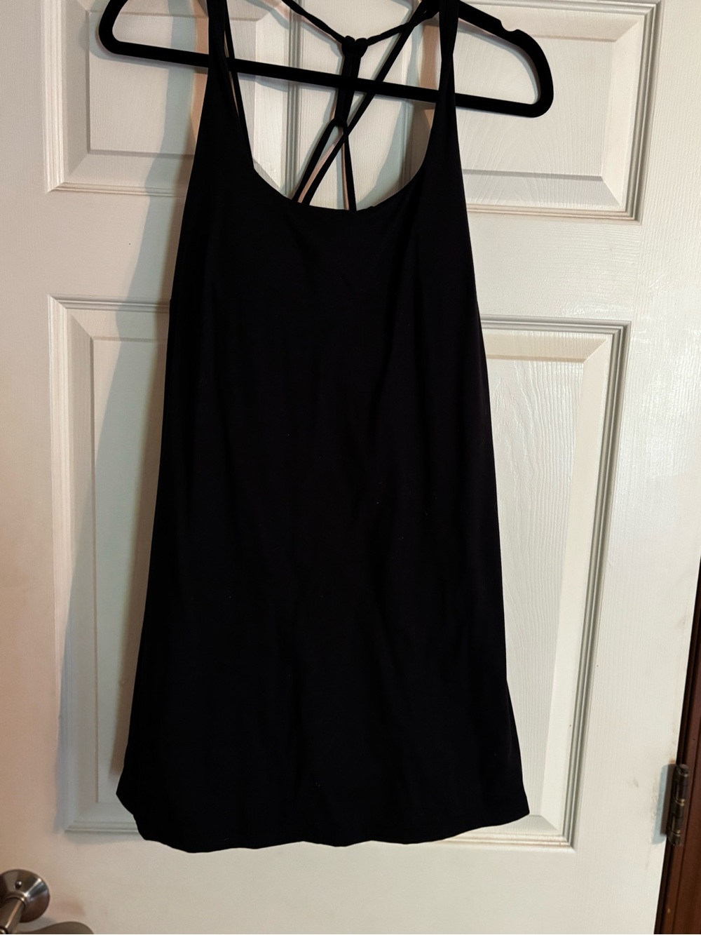 🎾 Avia Strappy Racerback Athletic Dress XL Black EUC